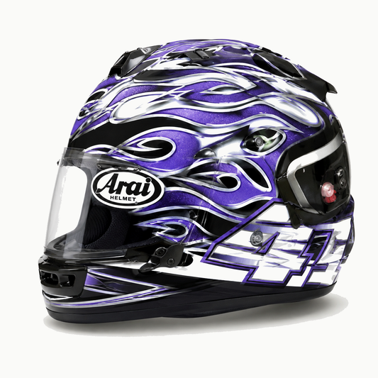 Casque Arai Intégral Haga Violet
