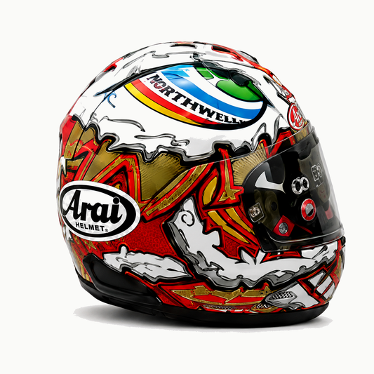 Casque Arai Intégral Lion Rouge