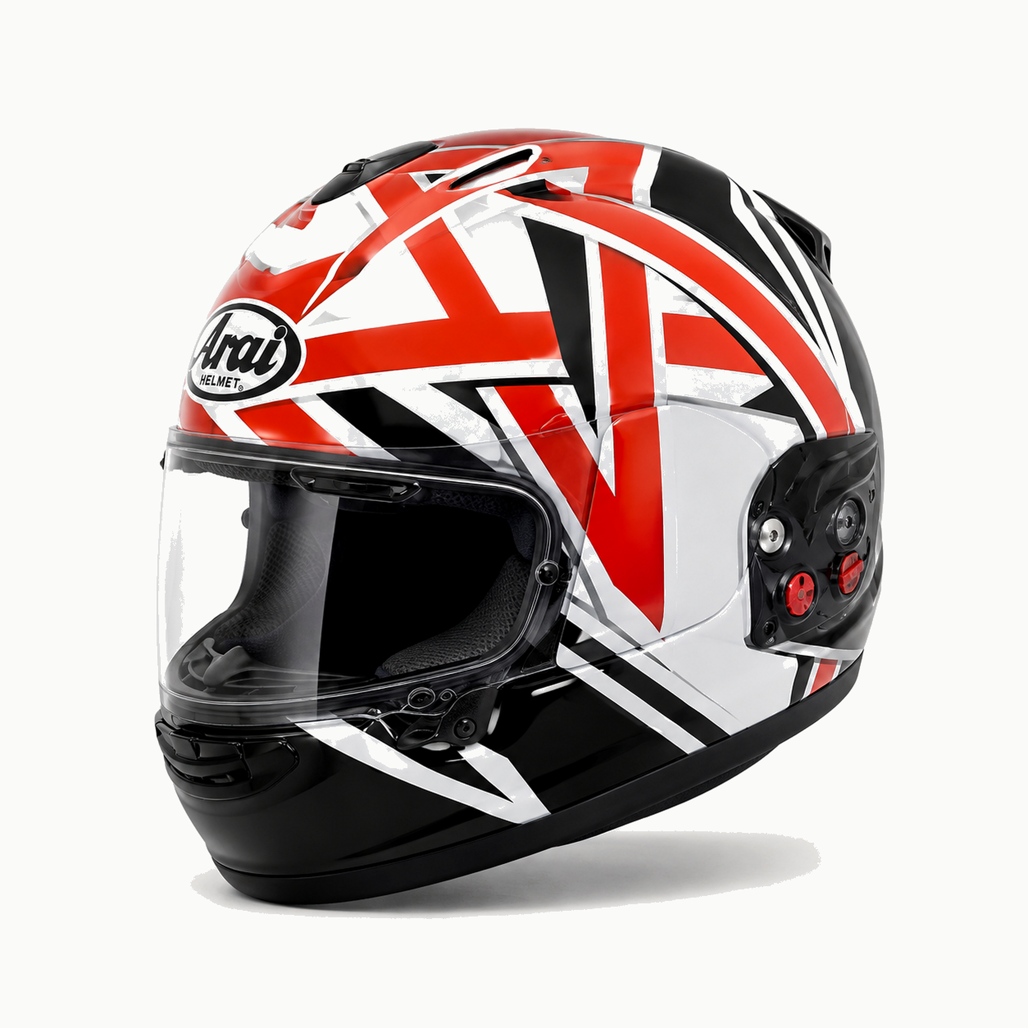 Casque Arai Intégral Pentagramme Rouge