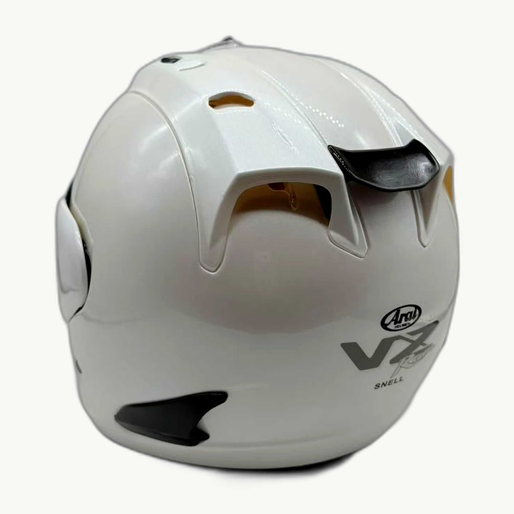 Casque Arai Jet Blanc - Vue Arrière