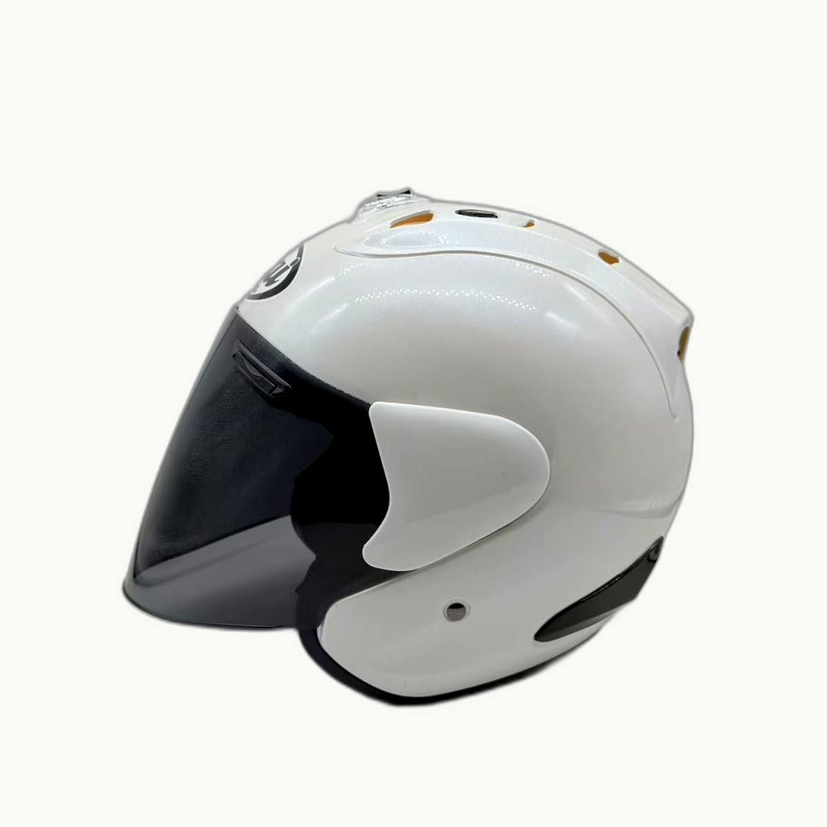 Casque Arai Jet Blanc - Vue Arrière