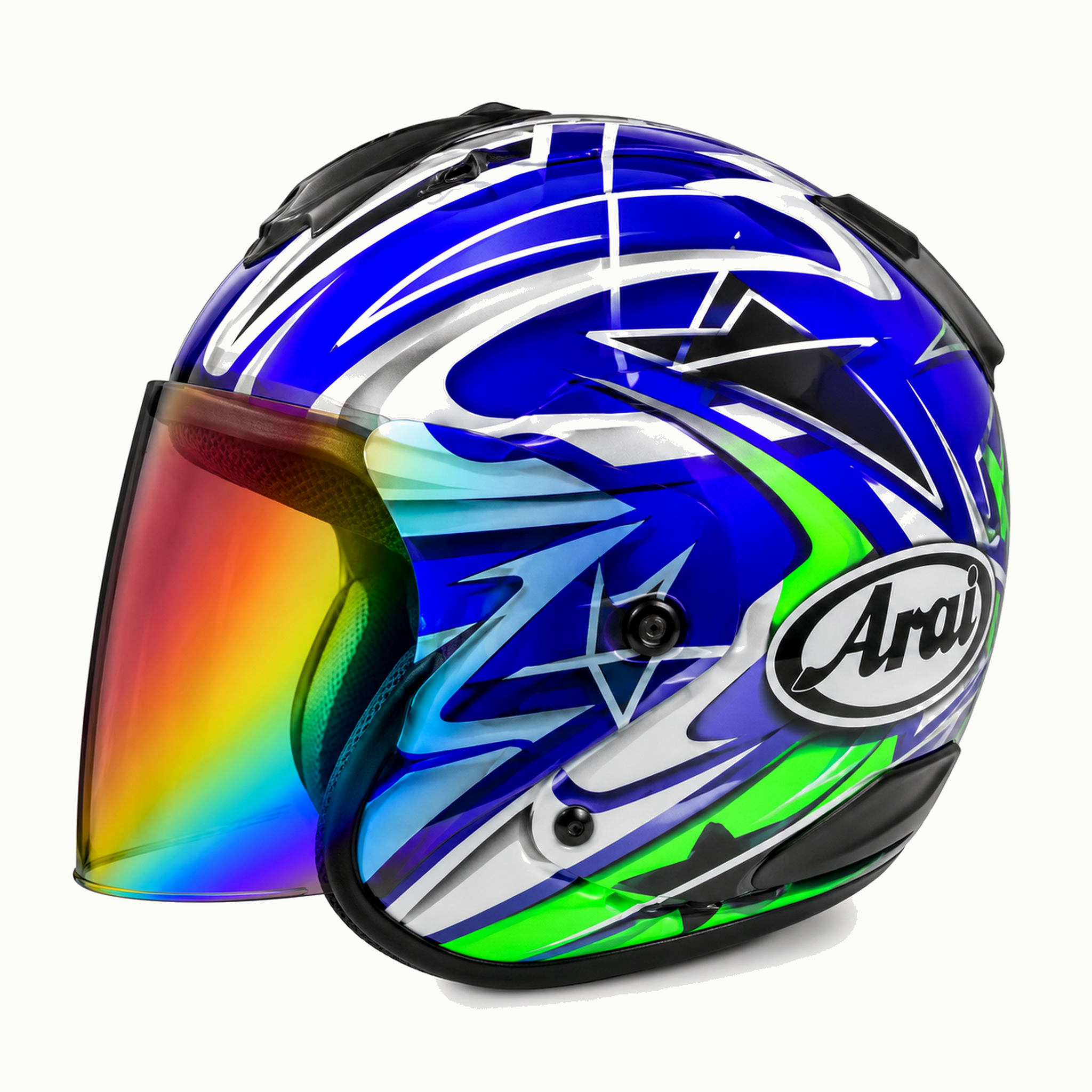 Casque Arai Jet Drudi Vert