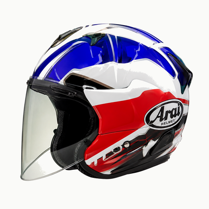 Casque Arai Jet Duhan Rouge