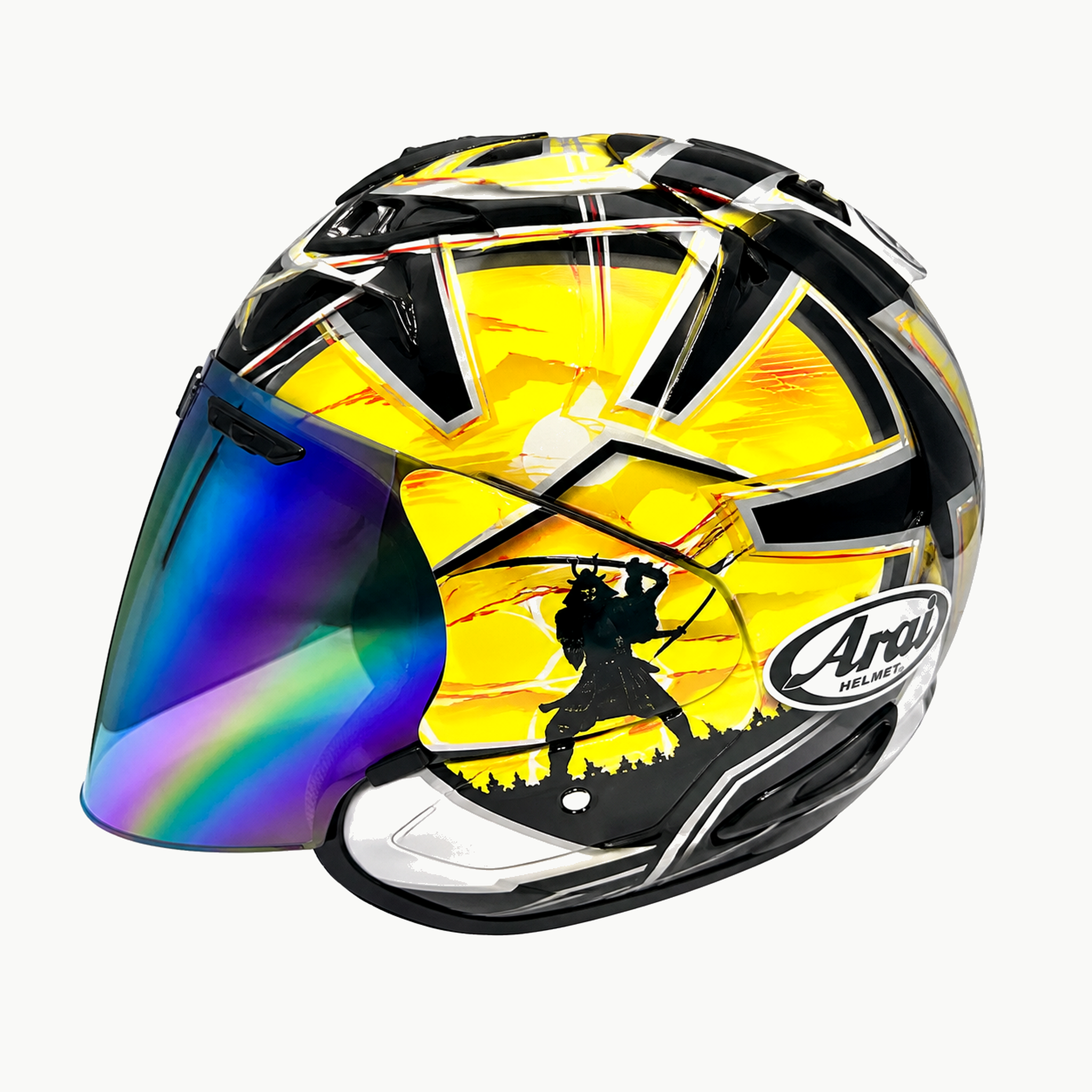 Casque Arai Jet Samurai Or
