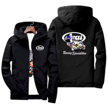 Veste Arai Noir Logo Blanc